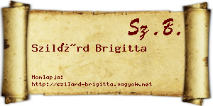Szilárd Brigitta névjegykártya