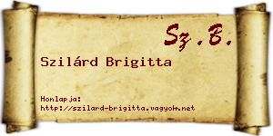 Szilárd Brigitta névjegykártya