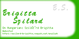 brigitta szilard business card